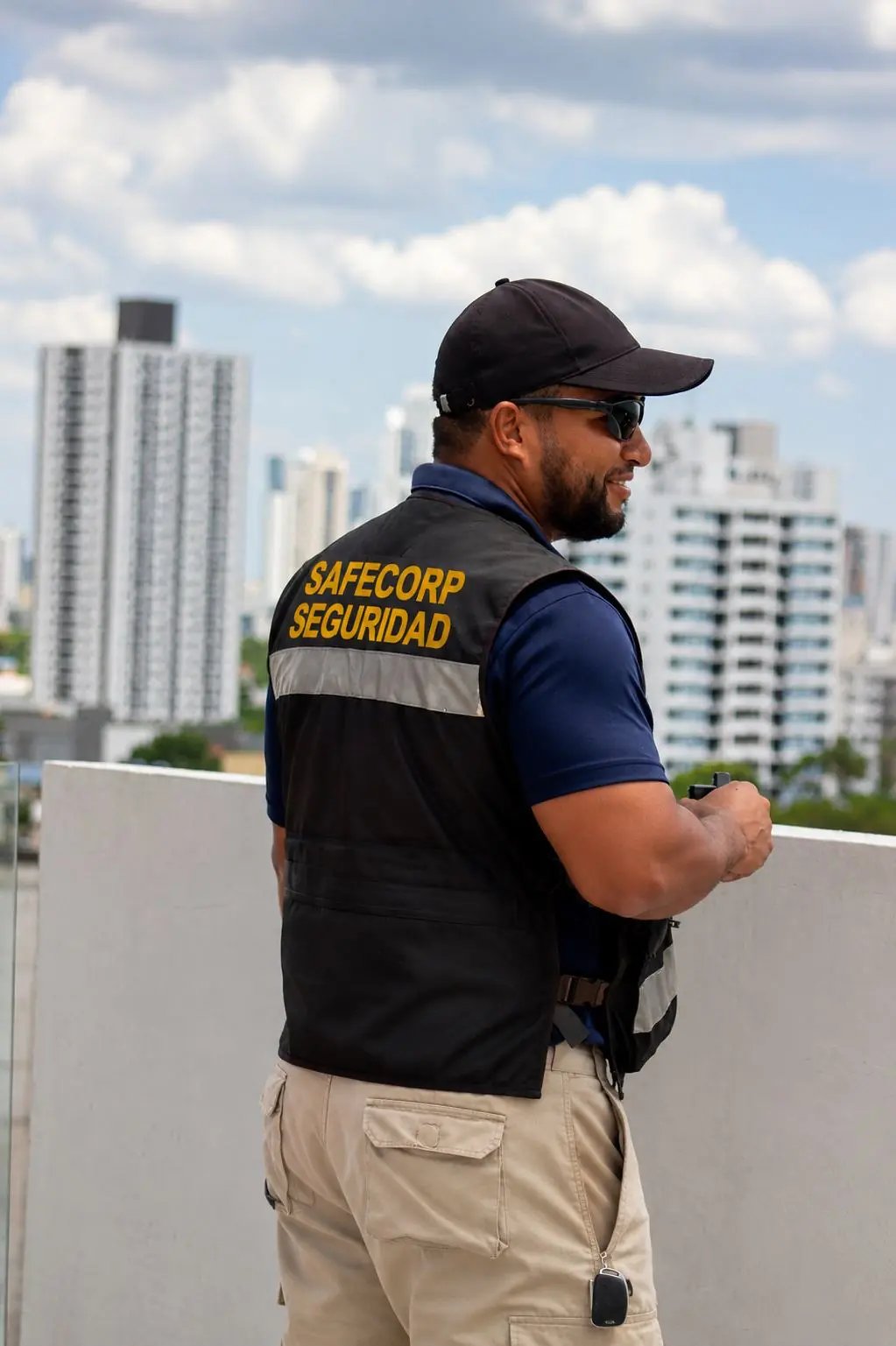Patrullaje y supervisión SAFECORP con vista a la Ciudad de Panamá